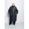 Зимове стьобане пальто "Джолі" з еко-хутром  74-76