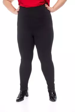 Лосини жіночі на флісі чорні "Дайвінг" одяг великих розмірів (6Х; 7Х: 8Х; 9Х;)