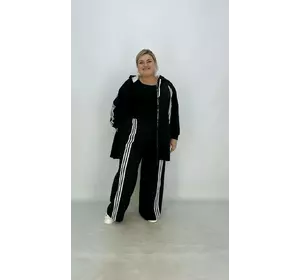 Прогулянковий костюм (кофта на блискавці+штани) "Барселона" 62-64  70-72 Прогулянковий костюм (кофта на блискавці+штани) "Барселона" 62-64  70-72