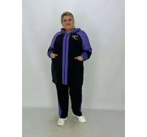 Костюм з двонитки "Ланцюжок" шктаи+кофта з гарною розтяжністю Костюм з двонитки "Ланцюжок" шктаи+кофта з гарною розтяжністю