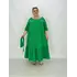 Легка вільна сукня "Патриція" з оборкою та кишенями в бічних швах